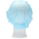 Haarnet CMT bouffant non-woven XL 58cm PP blauw 100 stuks — afbeelding 3
