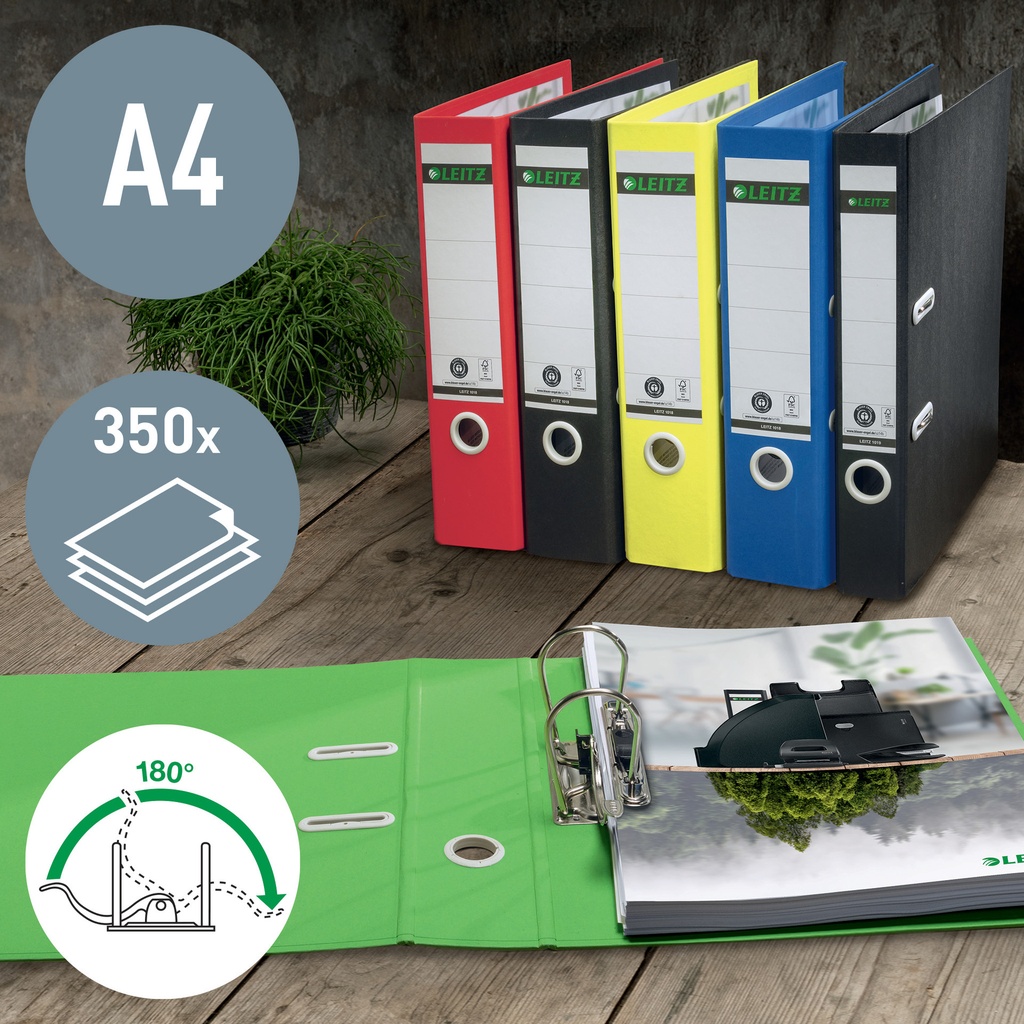 Ordner Leitz Recycle 180° 50mm karton A4 blauw — afbeelding 5