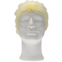 Haarnet CMT clip non-woven M 49cm PP geel 100 stuks — afbeelding 2
