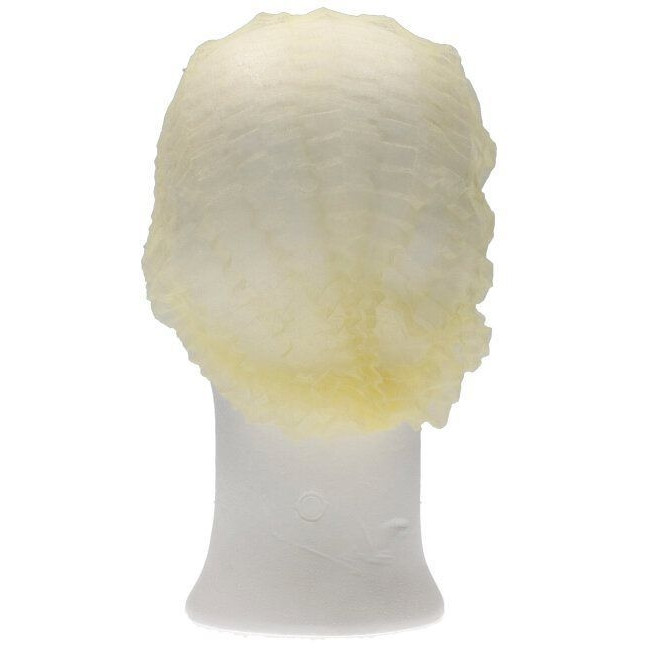 Haarnet CMT clip non-woven M 49cm PP geel 100 stuks — afbeelding 3