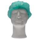 Haarnet CMT clip non-woven M 49cm PP groen 100 stuks — afbeelding 2