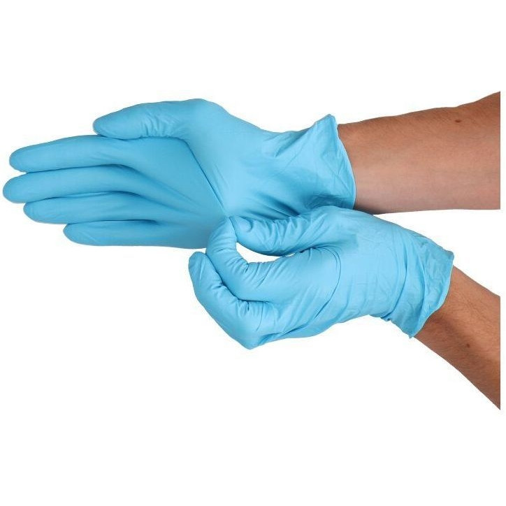 Handschoen CMT S soft nitril blauw 100 stuks — afbeelding 5