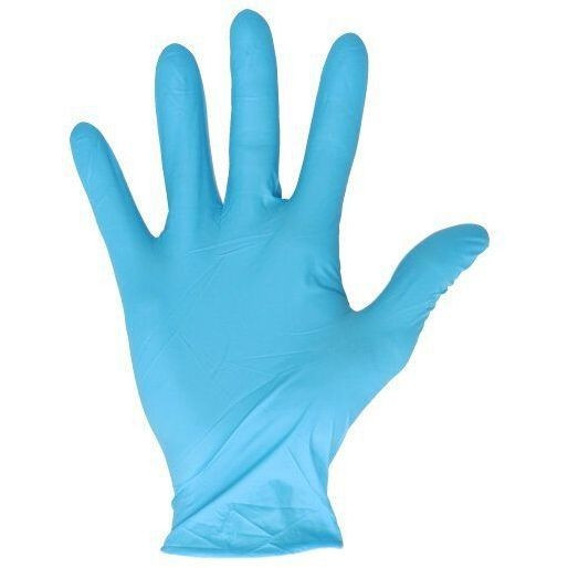 Handschoen CMT L soft nitril blauw 100 stuks — afbeelding 2