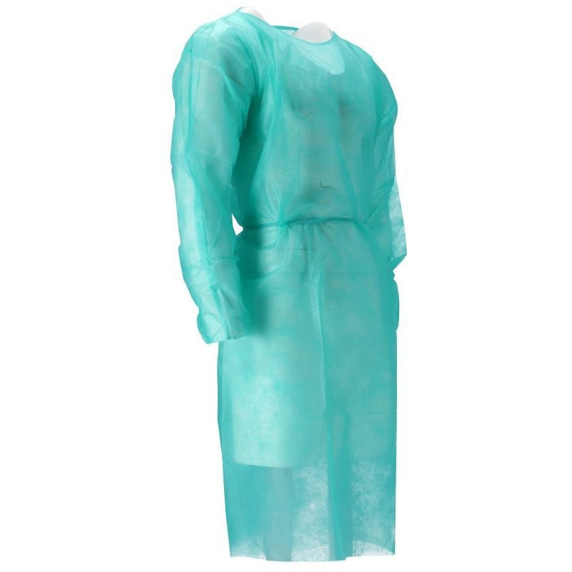 Isolatieschort CMT PP non woven 120x140cm groen — afbeelding 2