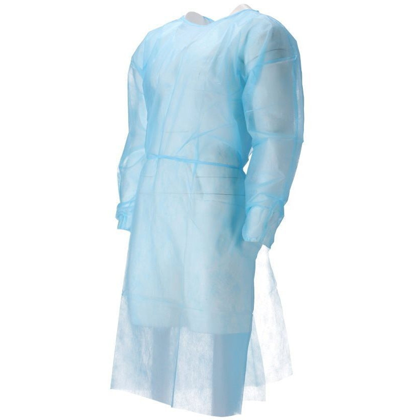 Isolatieschort CMT PP non woven 120x140cm blauw — afbeelding 4