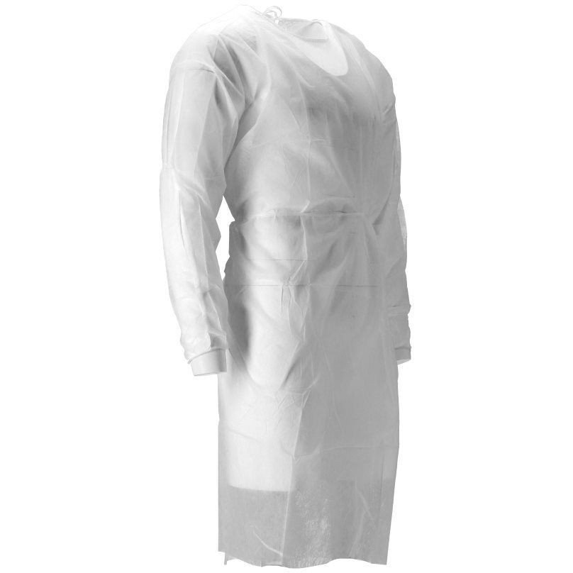Isolatieschort CMT PP non woven 120x140cm wit — afbeelding 2
