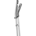 Stofblikset Vikan ErgoClean met veger  900mm grijs — afbeelding 2