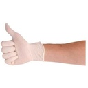 Handschoen CMT M latex poedervrij wit 100 stuks — afbeelding 3