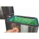 Pedaalemmer MAUL Wing 40 liter met vlinderdeksel rvs — afbeelding 3