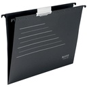 Hangmap Leitz Alpha Recycle A4 verticaal V-bodem zwart — afbeelding 2