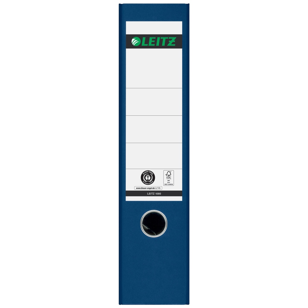 Ordner Leitz 1080 180° 80mm karton A4 blauw — afbeelding 3