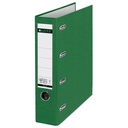 Giro-/bank ordner Leitz A4 met dubbele mechaniek 80mm PP groen — afbeelding 2