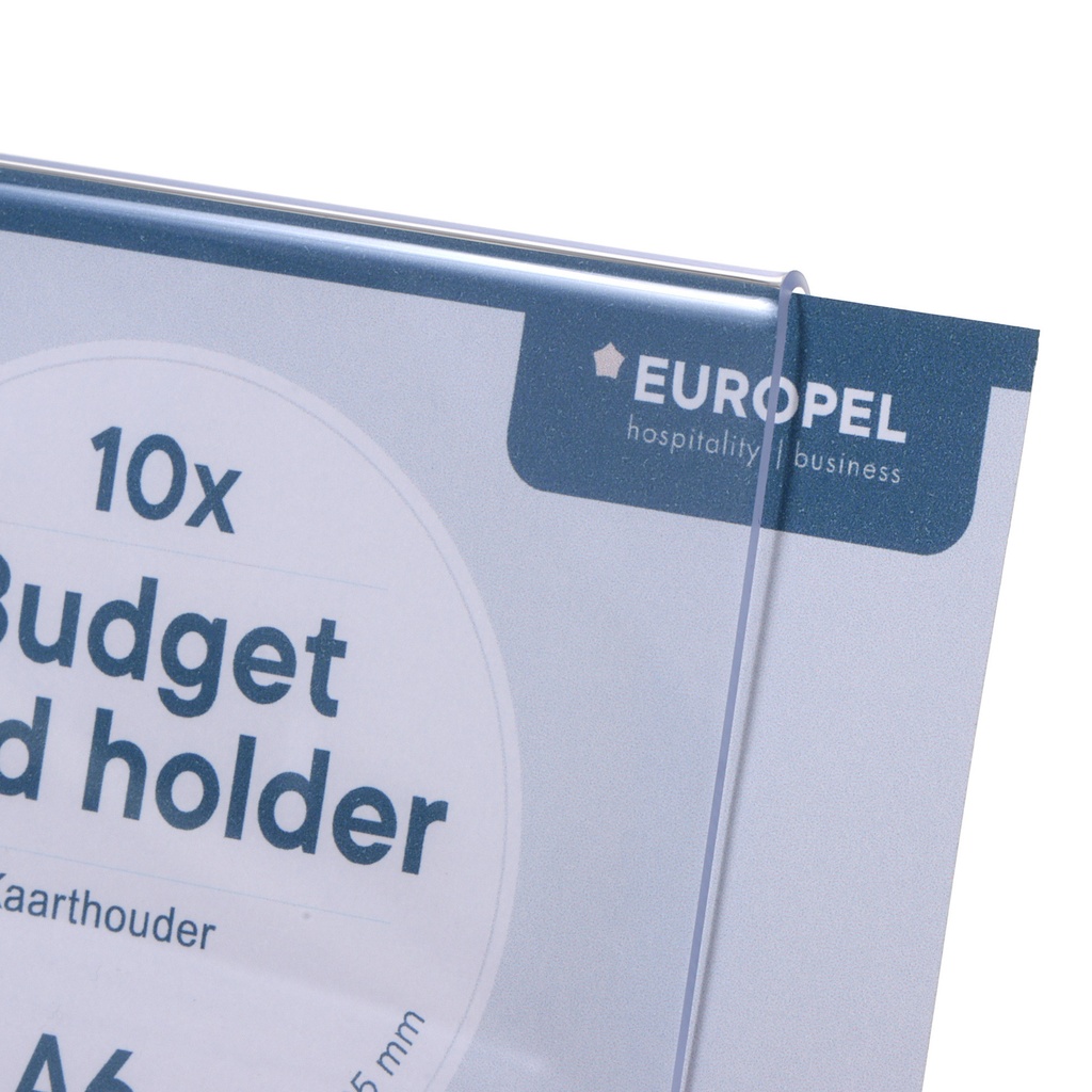 Kaarthouder Europel Budget L-standaard A6 liggend 10 stuks — afbeelding 5