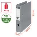 Ordner Esselte No.1 72mm PP 30% gerecycled folie Multipack wit 5 stuks — afbeelding 5