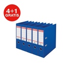 Ordner Esselte No.1 72mm PP 30% gerecycled folie Multipack blauw 5 stuks — afbeelding 2