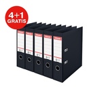 Ordner Esselte No.1 72mm PP 30% gerecycled folie Multipack zwart 5 stuks — afbeelding 2
