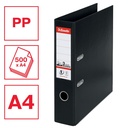 Ordner Esselte No.1 72mm PP 30% gerecycled folie Multipack zwart 5 stuks — afbeelding 4
