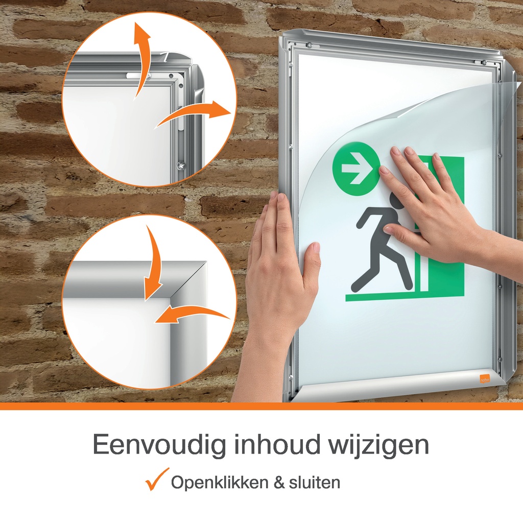 Kliklijst Nobo Impression Pro brandwerend A3 — afbeelding 3