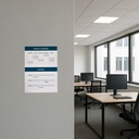 Posterhouder Europel zelfklevend A4 staand 5 stuks — afbeelding 9