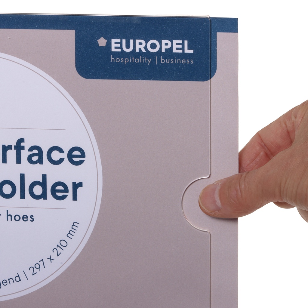 Posterhouder Europel zelfklevend A4 liggend 5 stuks — afbeelding 6