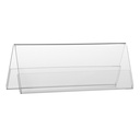 Tafelnaambord Europel A6 gevouwen 10 stuks — afbeelding 2