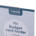 Kaarthouder Europel Budget T-standaard A6 staand 10 stuks — afbeelding 5