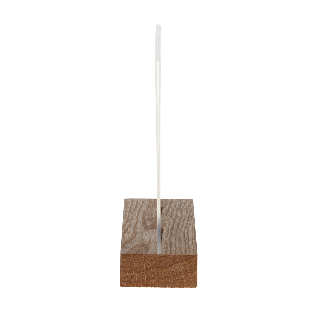 Kaarthouder Europel acryl met houten voet A5 liggend — afbeelding 2