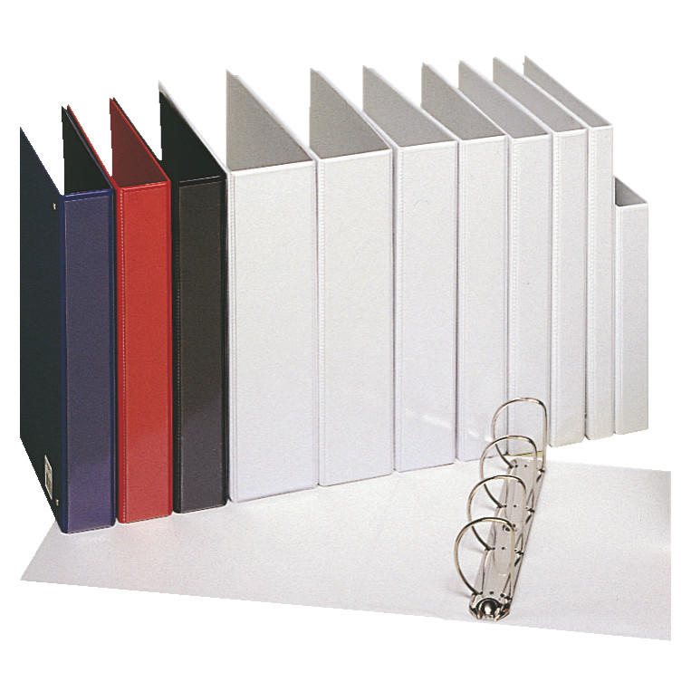 Presentatieringband Esselte Essentials panorama A4 4-rings O-mechaniek 16mm wit — afbeelding 5