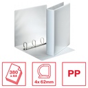 Presentatieringband Esselte Essentials panorama A4 4-rings D-mechaniek 40mm wit — afbeelding 3