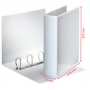 Presentatieringband Esselte Essentials panorama A4 4-rings D-mechaniek 50mm wit — afbeelding 2