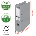 Ordner Esselte No.1 Power VIVIDA 75mm 30% gerecycled PP folie wit — afbeelding 2