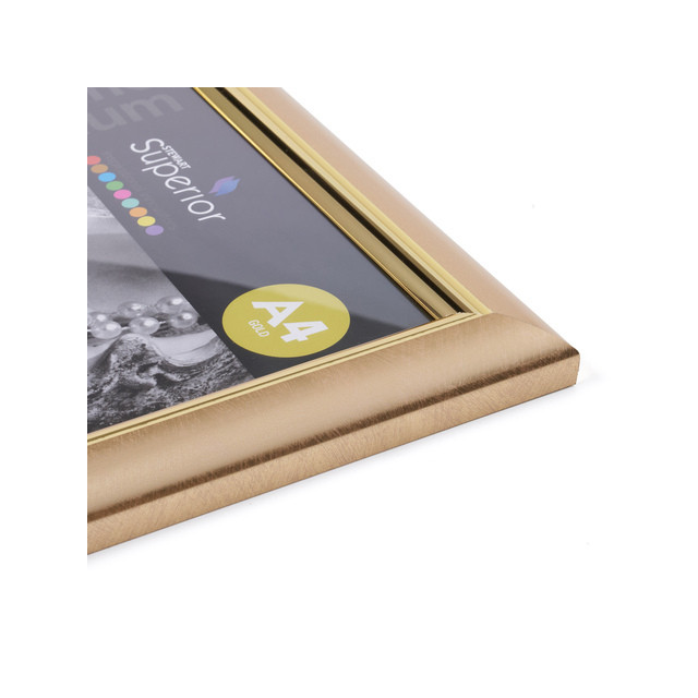 Fotolijst Seco A4 goud plexiglas — afbeelding 3