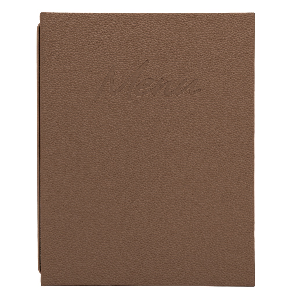 Menukaart Securit Signature A4 bruin — afbeelding 2