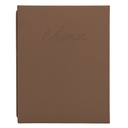 Menukaart Securit Signature A4 bruin — afbeelding 2
