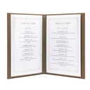 Menukaart Securit Signature A4 bruin — afbeelding 4