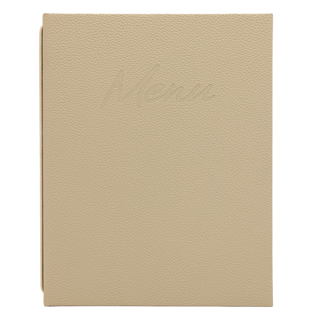 Menukaart Securit Signature A4 zand — afbeelding 2