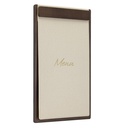 Menukaart Securit Signature klembord A45 donker hout grijs — afbeelding 2