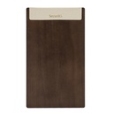 Menukaart Securit Signature klembord A45 donker hout grijs — afbeelding 4