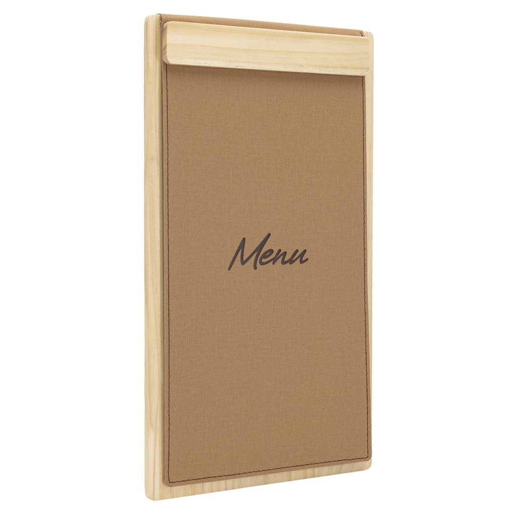 Menukaart Securit Signature klembord A45 licht hout bruin — afbeelding 2