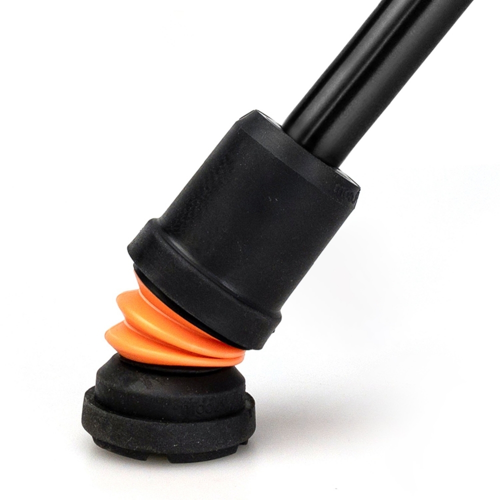 Wandelstok Flexyfoot ovalen handvat zwart — afbeelding 5