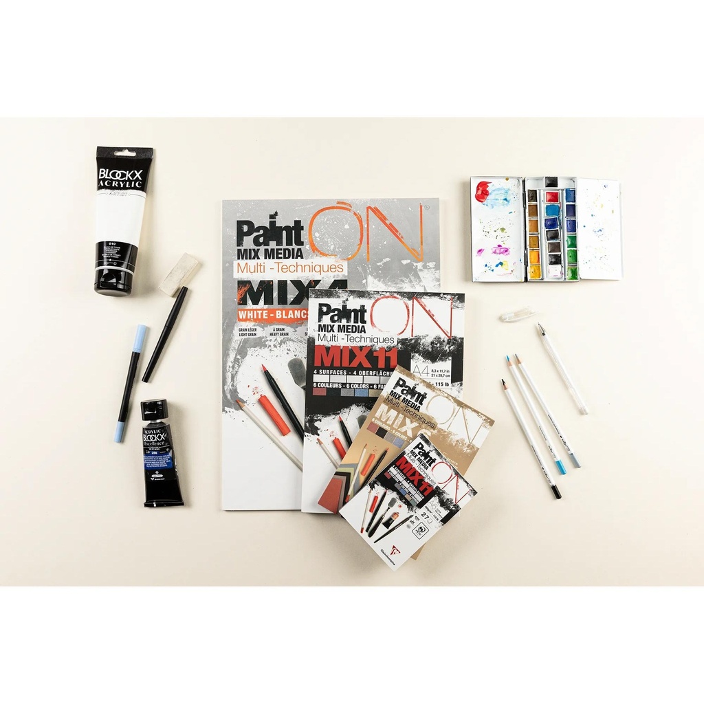 Mix Media Papier Clairefontaine 11 A5 Paint On 27 vel 250gram assorti — afbeelding 4