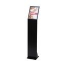Menustandaard Office magnetisch acryl vak A4 zwart — afbeelding 5