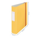 Ordner Leitz Cosy Active 180° 82mm PP A4 warm geel — afbeelding 2