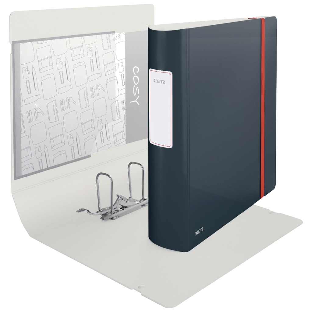 Ordner Leitz Cosy Active 180° 82mm PP A4 fluweel grijs — afbeelding 3