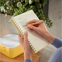 Notitieboek Leitz Cosy B5 160 blz spiraal lijn geel — afbeelding 3