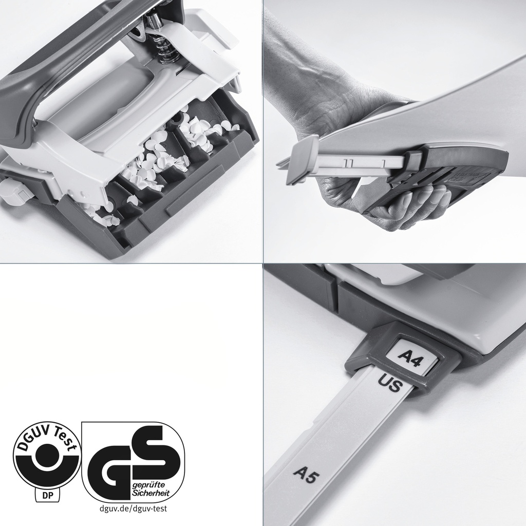 Perforator Leitz Nexxt  Recycle mini 10 vel rood — afbeelding 9