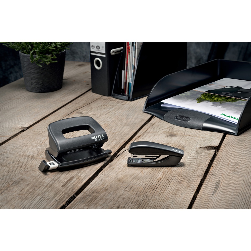 Perforator Leitz Nexxt  Recycle mini 10 vel blauw — afbeelding 8