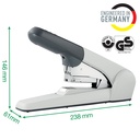 Nietmachine Leitz Heavy Duty Flat Clinch 60 vel zilver — afbeelding 2