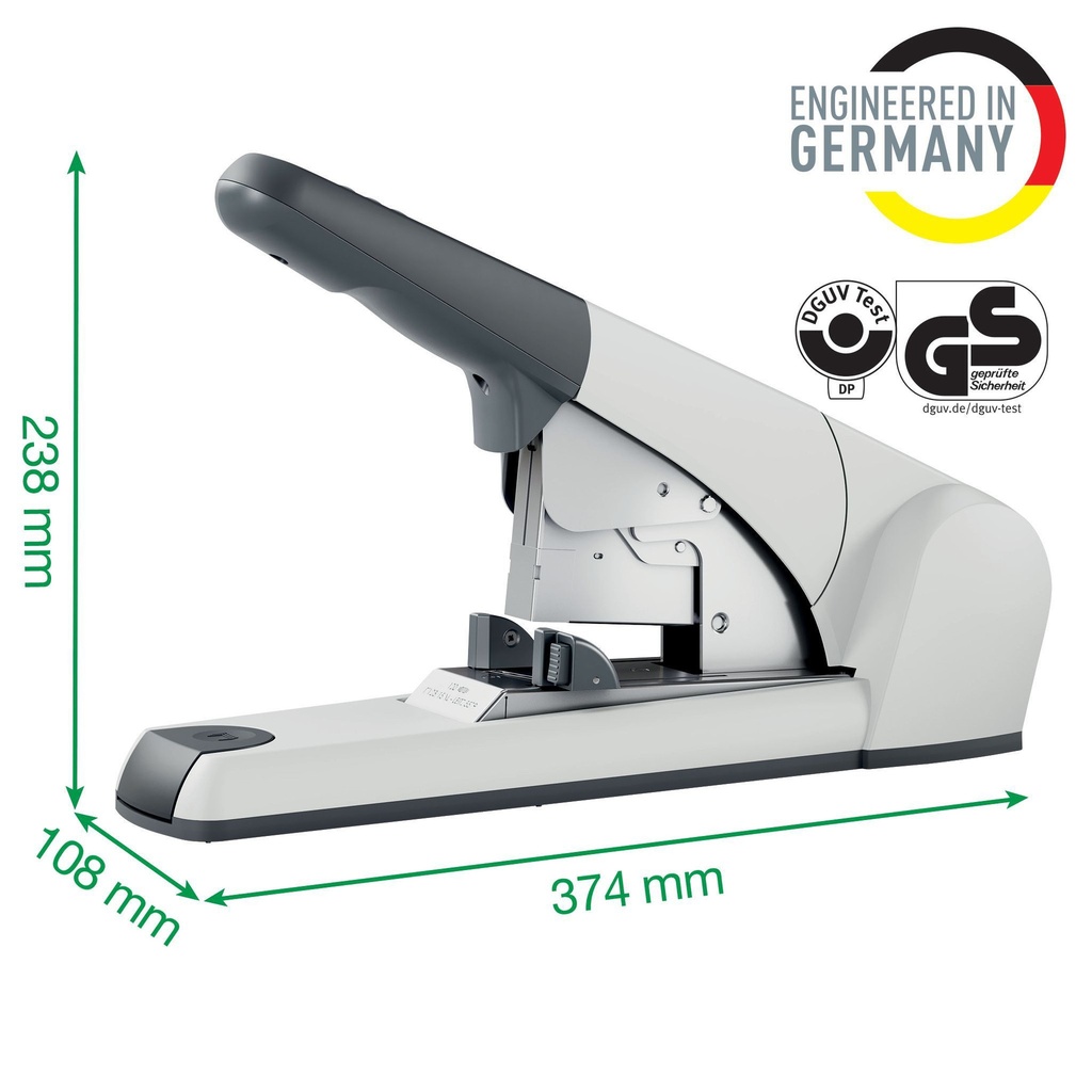 Nietmachine Leitz Heavy Duty Flat Clinch 120 vel zilver — afbeelding 2