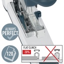 Nietmachine Leitz Heavy Duty Flat Clinch 120 vel zilver — afbeelding 4